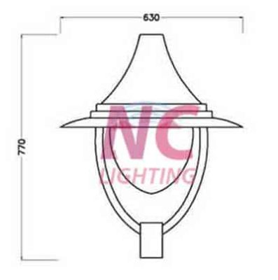 cấu tạo đèn sân vườn maria