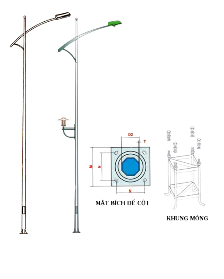 Cột thép rời cần